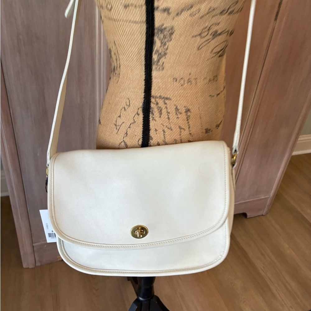 Vintage Coach City Bag 9790 Ivory Bone - Picture 10 of 16